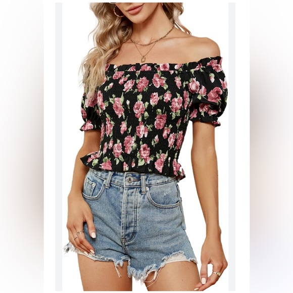 Lark + Grey Floral Top - Picture 8 of 8